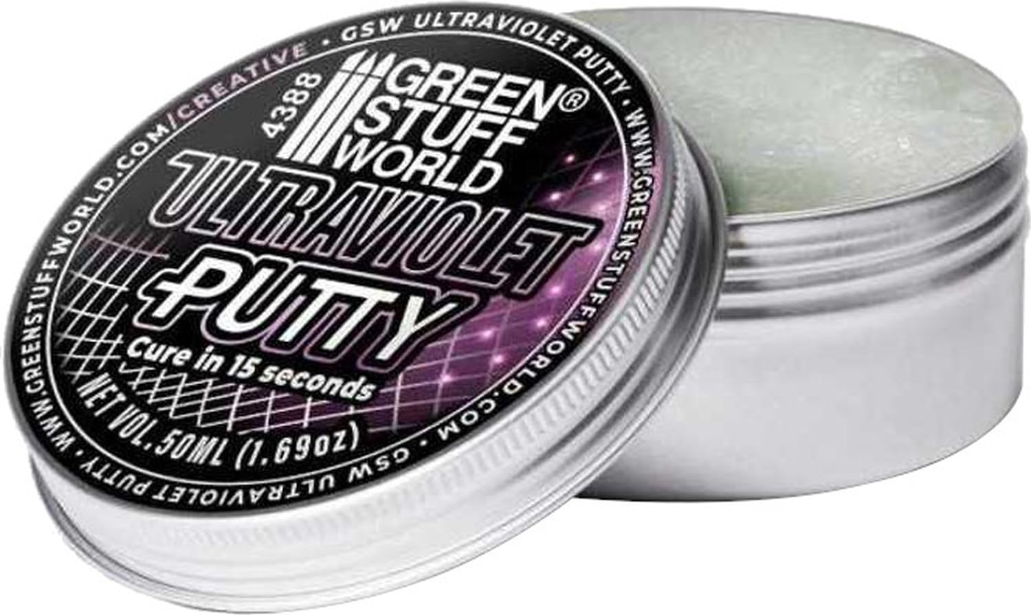 Green Stuff World for Models and Miniatures Ultraviolet Putty 50ml 4388