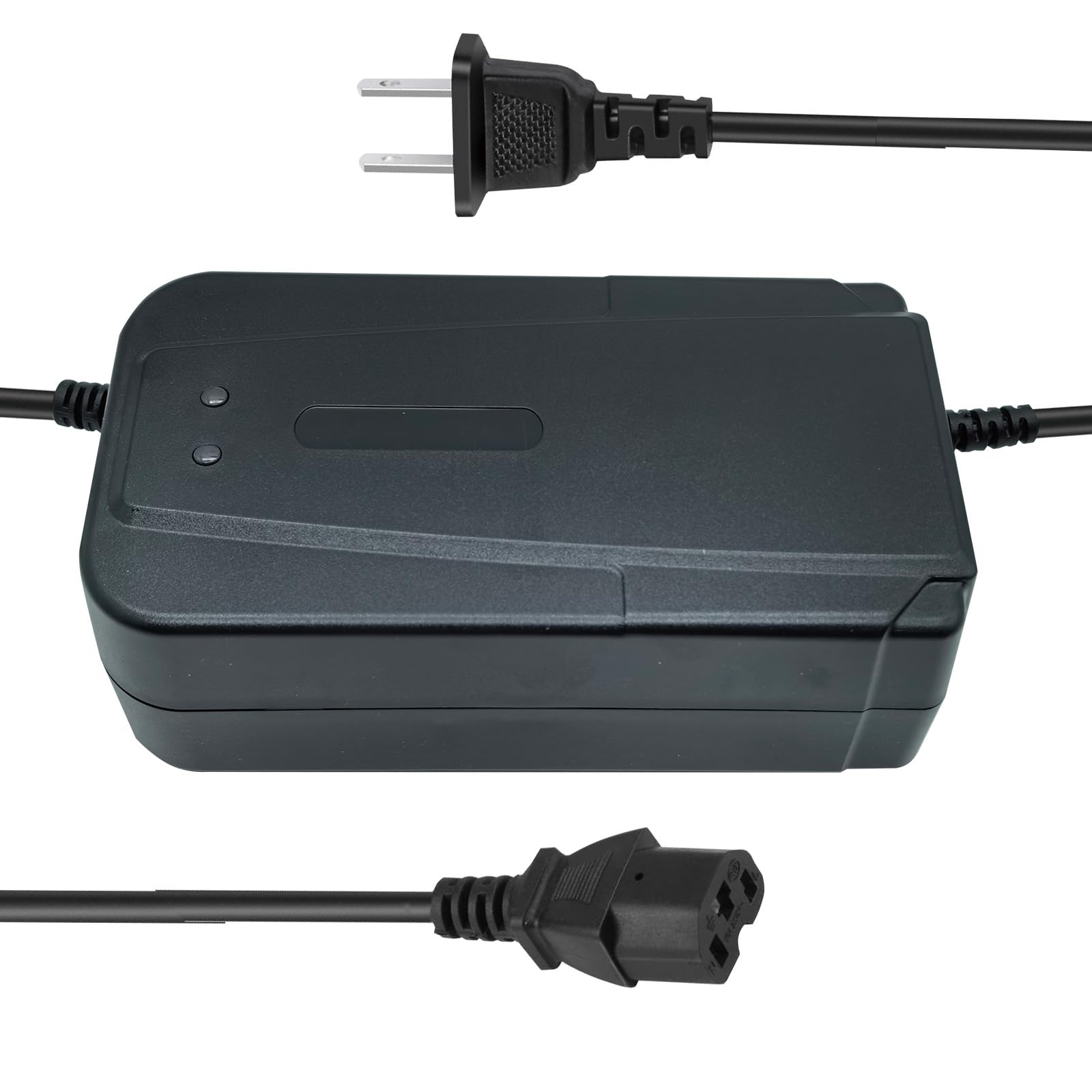 48V 3A Lead Acid Battery Charger for Scooters, Go-Karts, Big Toys Baja, FitRight, Go-Bowen Electric Wheelchair Scooter with 3 pin Plug