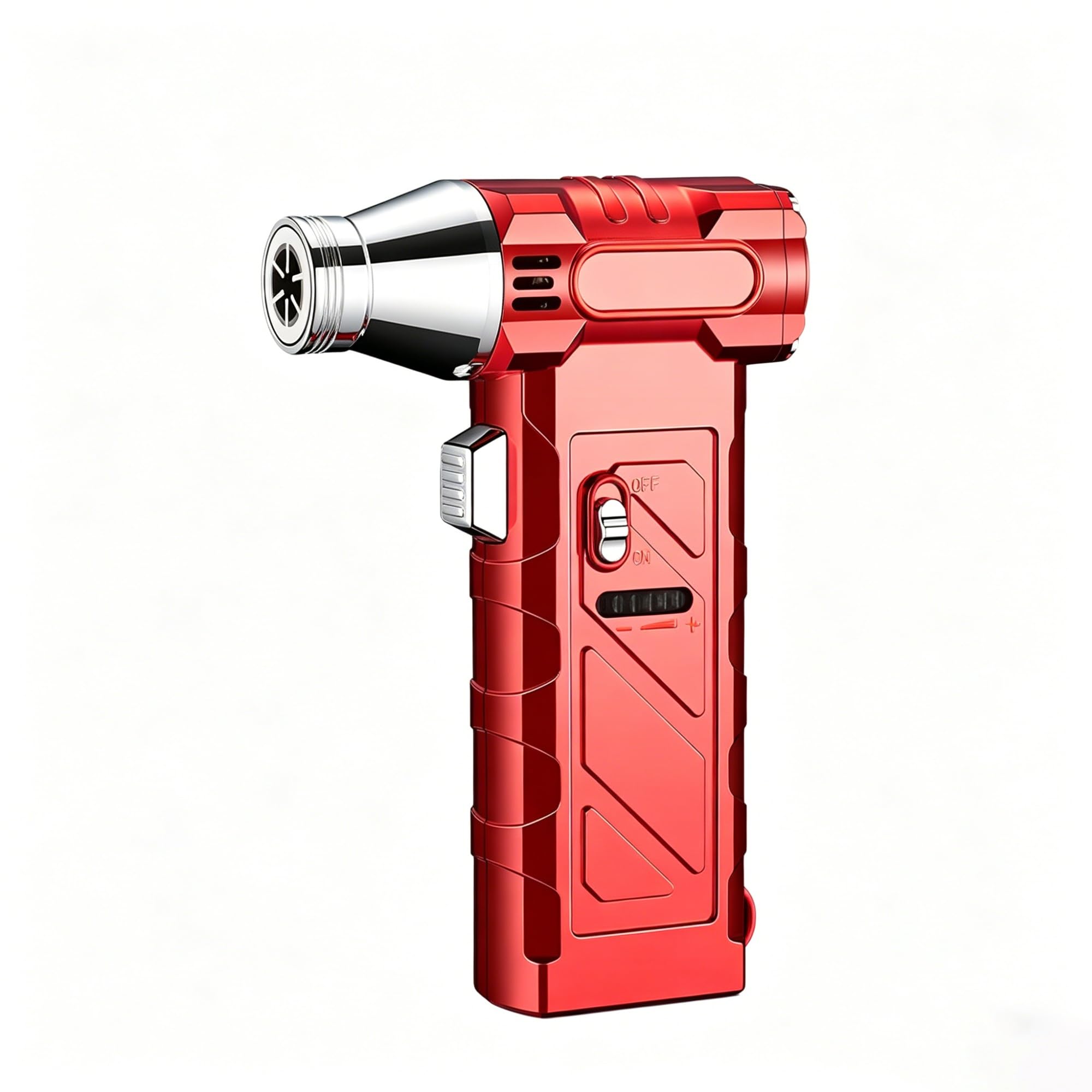 Briquet à jet robuste et rechargeable avec système de verrouillage de sécurité