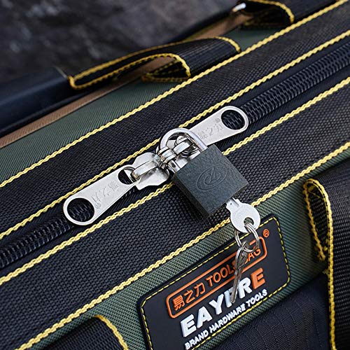 image for HmiL-U Tool Bag 16-inch Upgraded with PVC Base Tool Storage Bag Multi-