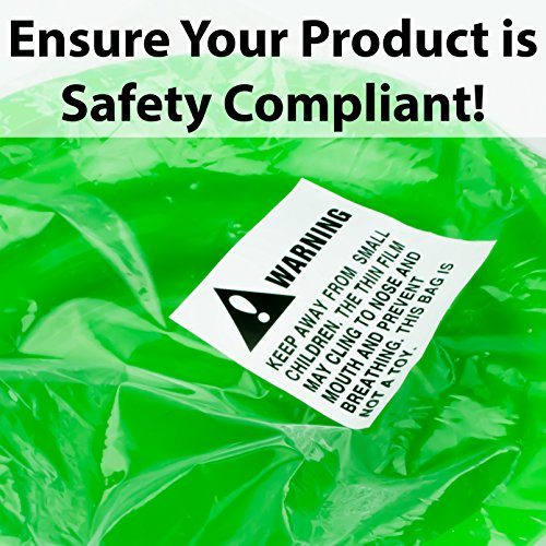 Super Sticky 2 Pack Suffocation Warning Labels. Bulk 1000Pc. Perforated 2X2 In Self Adhesive, Keep Away From Children, Choking Packaging Hazard Stickers. Ecom Approved Shipping Supply For Bag, Polybag #TOP3