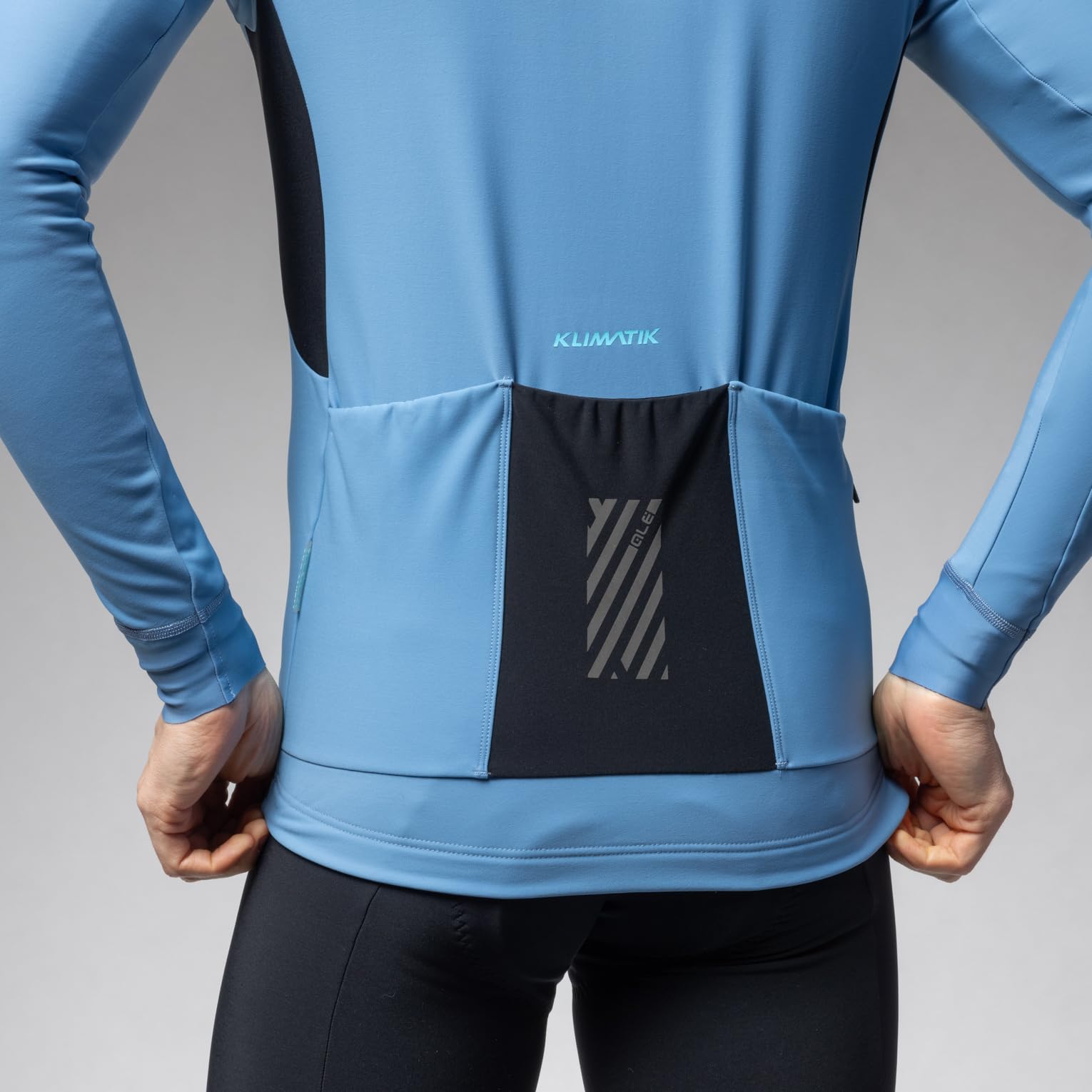 Alé Cycling Maglia da Ciclismo da Uomo Klimatik K-Idro, Manica Lunga, Maiolica, XXL