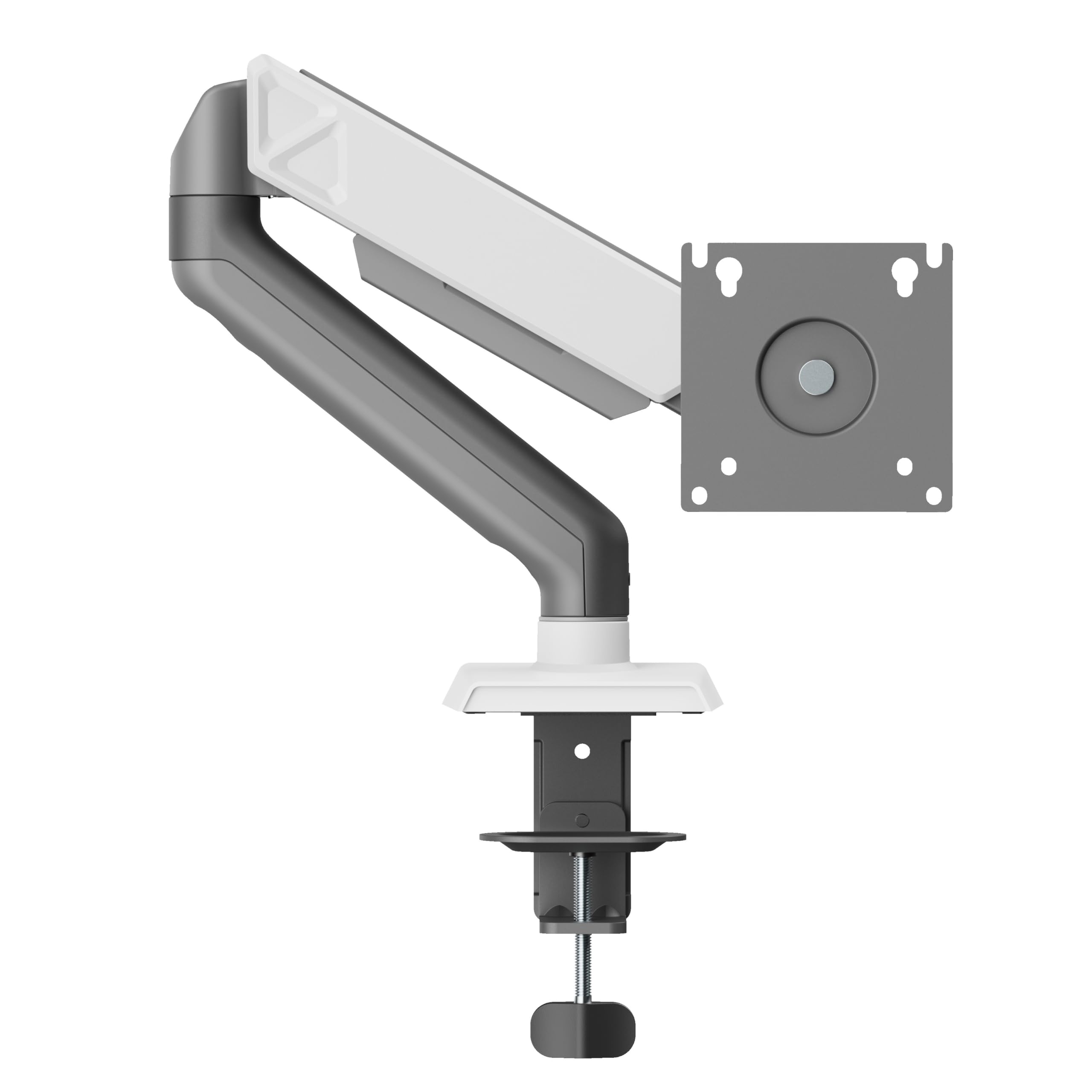 ProperAV Soporte articulado para Monitor de Escritorio con Brazo oscilante de 17 Pulgadas, 19 Pulgadas, 21 Pulgadas, 22 Pulgadas, 23 Pulgadas, 24 Pulgadas, 27 Pulgadas, 32 Pulgadas, VESA MAX 100 x
