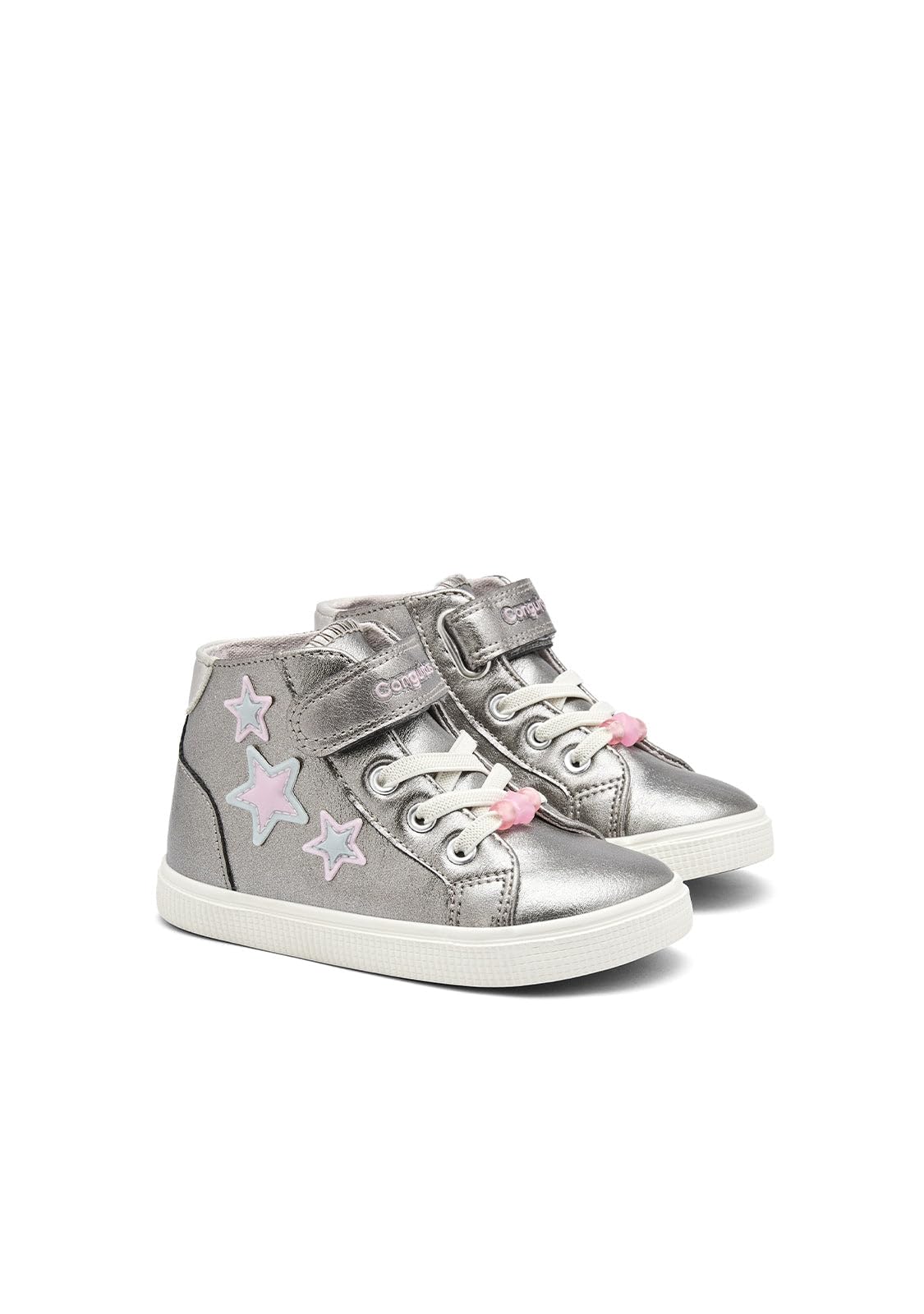 Conguitos - Zapatillas Altas De Niña Barefoot con Estrellas para Niña (Multicolor/Talla 30)