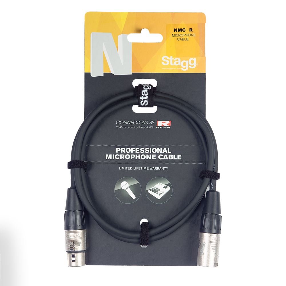 Cable del micrófono Stagg NMC15R (15m) negro
