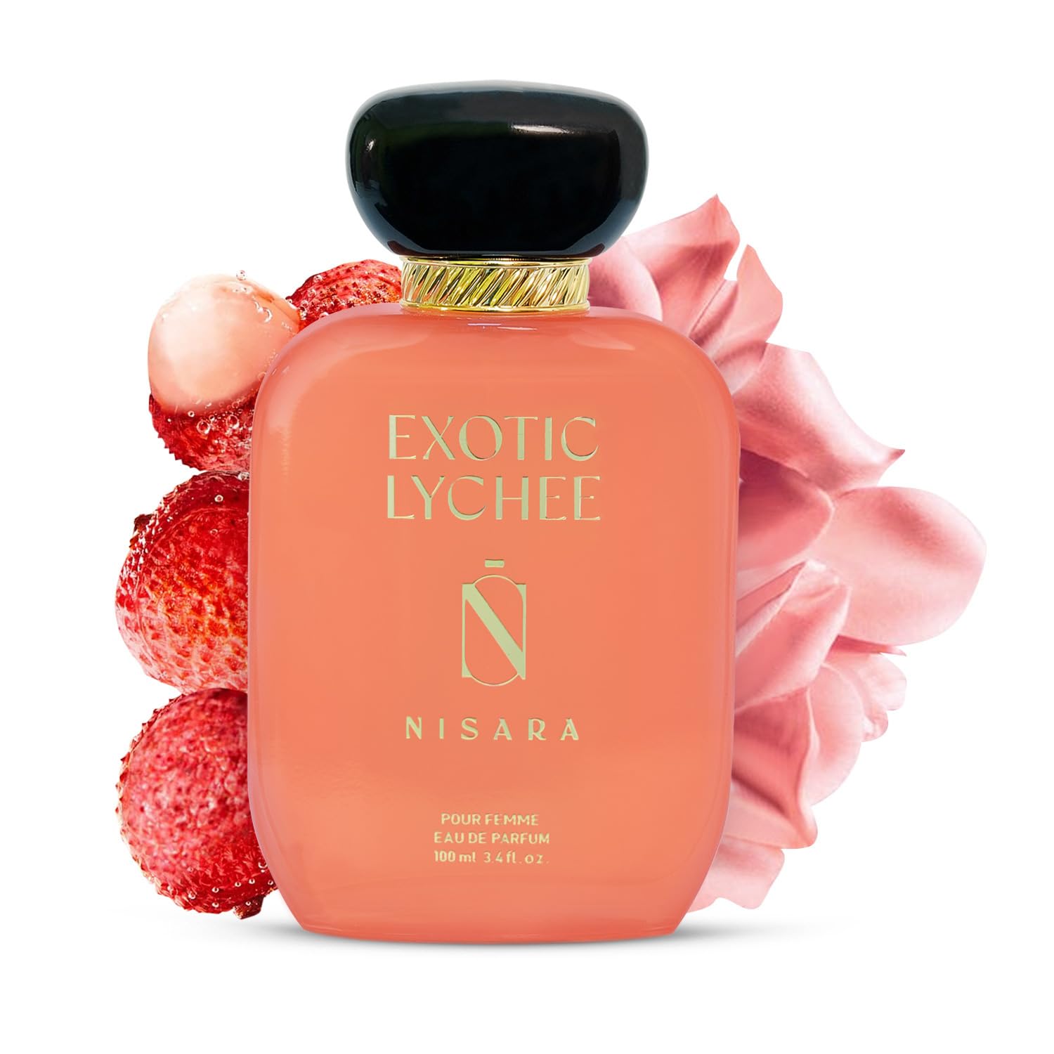 Nisara Exotic Lychee For Woman 100 ml | Girl Long Lasting Eau De Parfum | Floral - Caramel Fragrance With | Apple,Lichi, Caramel, Rose | EDP Scent spray for Woman | Premium Perfume For Her-image-4