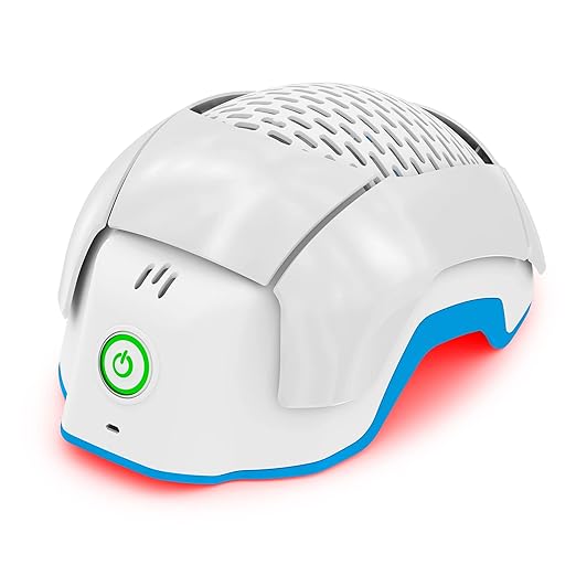 PRO Laser Hair Growth Helmet LH80 – 100% Laser, No Ineffective LEDs – FDA-Cleared Red Light Therapy for Hair Regrowth 2x Week – Made in the USA