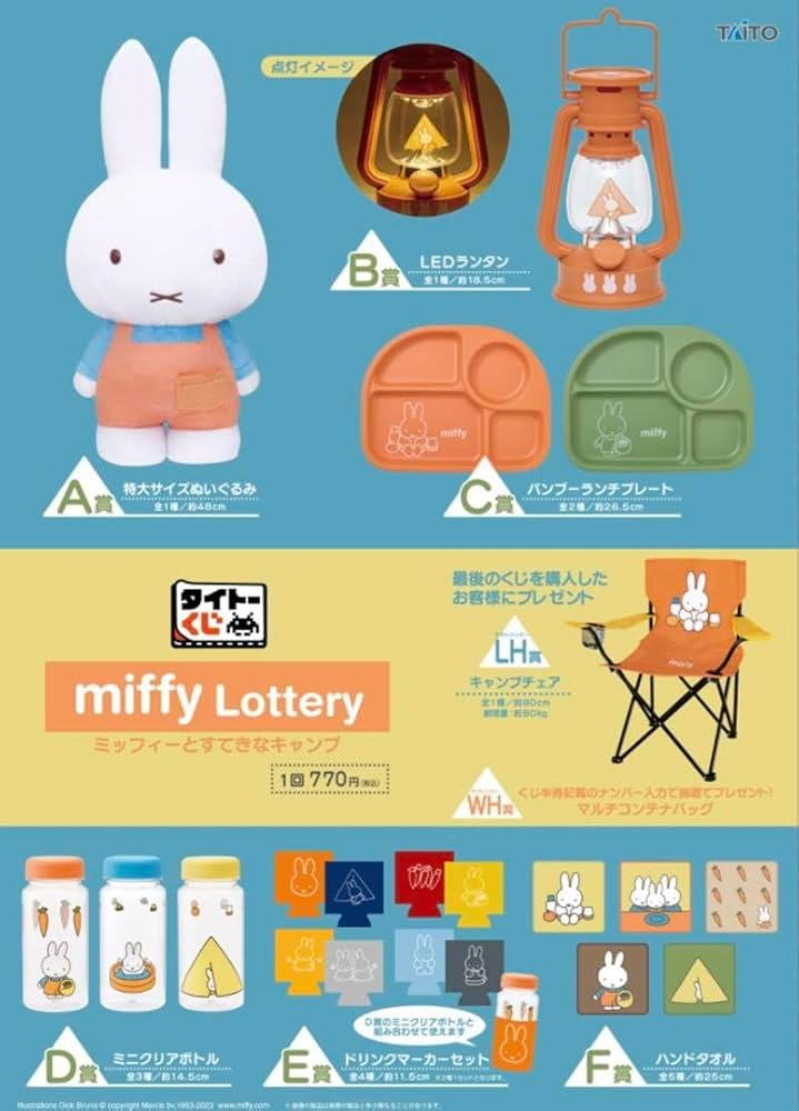 ミッフィーStar & Sky タイトーくじ1ロット