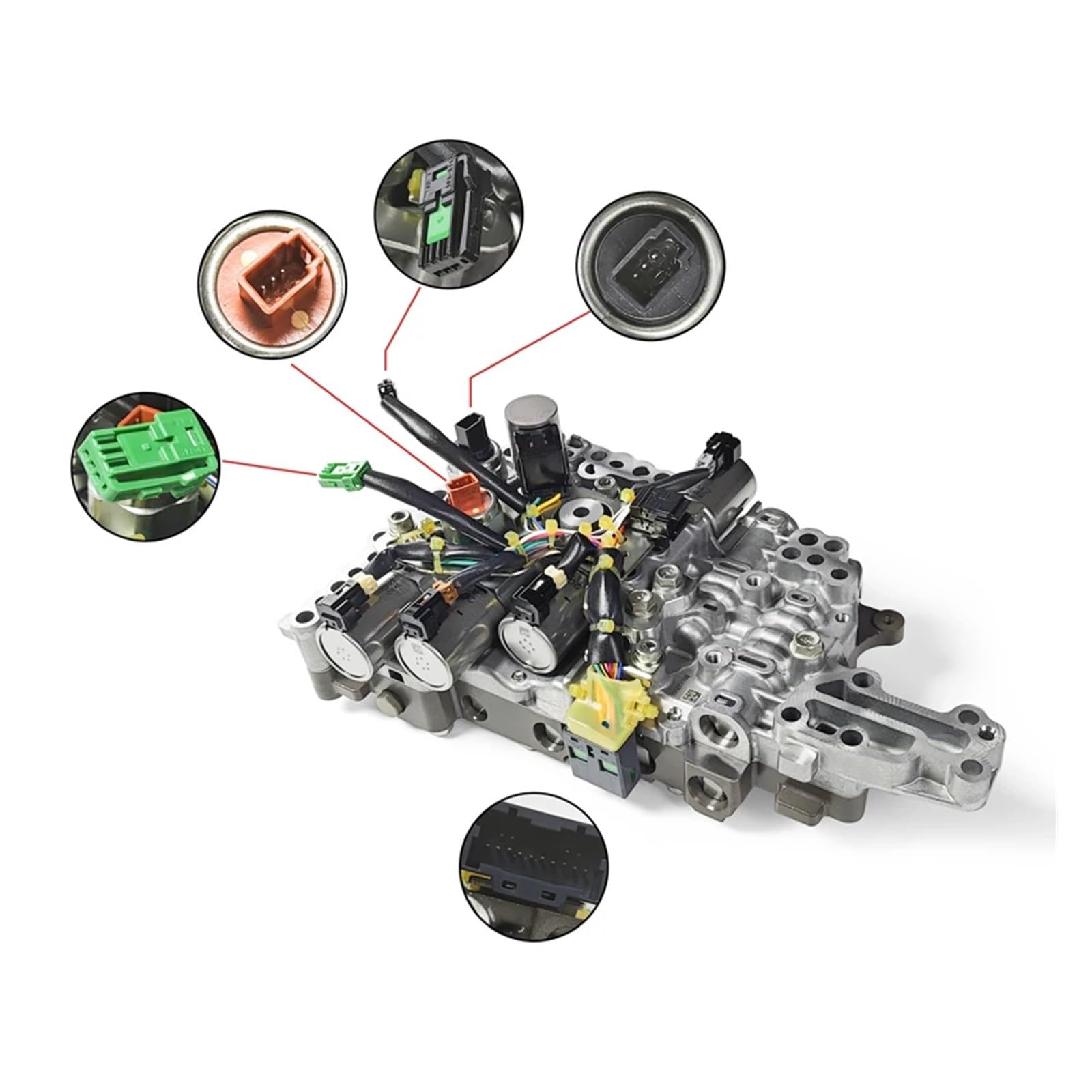 JF016E JF017E RE0F10A Kit corpo valvola CVT con guarnizione filtro olio/CD compatibile con corpo valvola cambio Nissan 31728-29X0D 31397-1XF0D(5PCS)