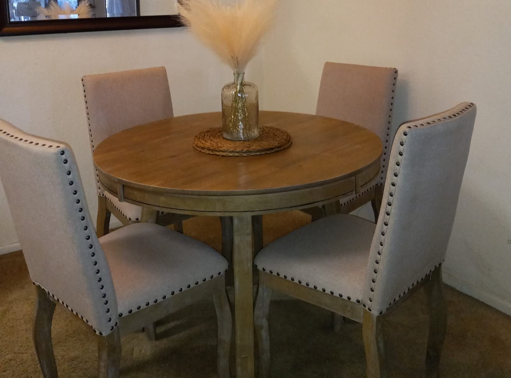 42/mo Finance Merax 5Piece Wooden Counter Height Dining Table Set