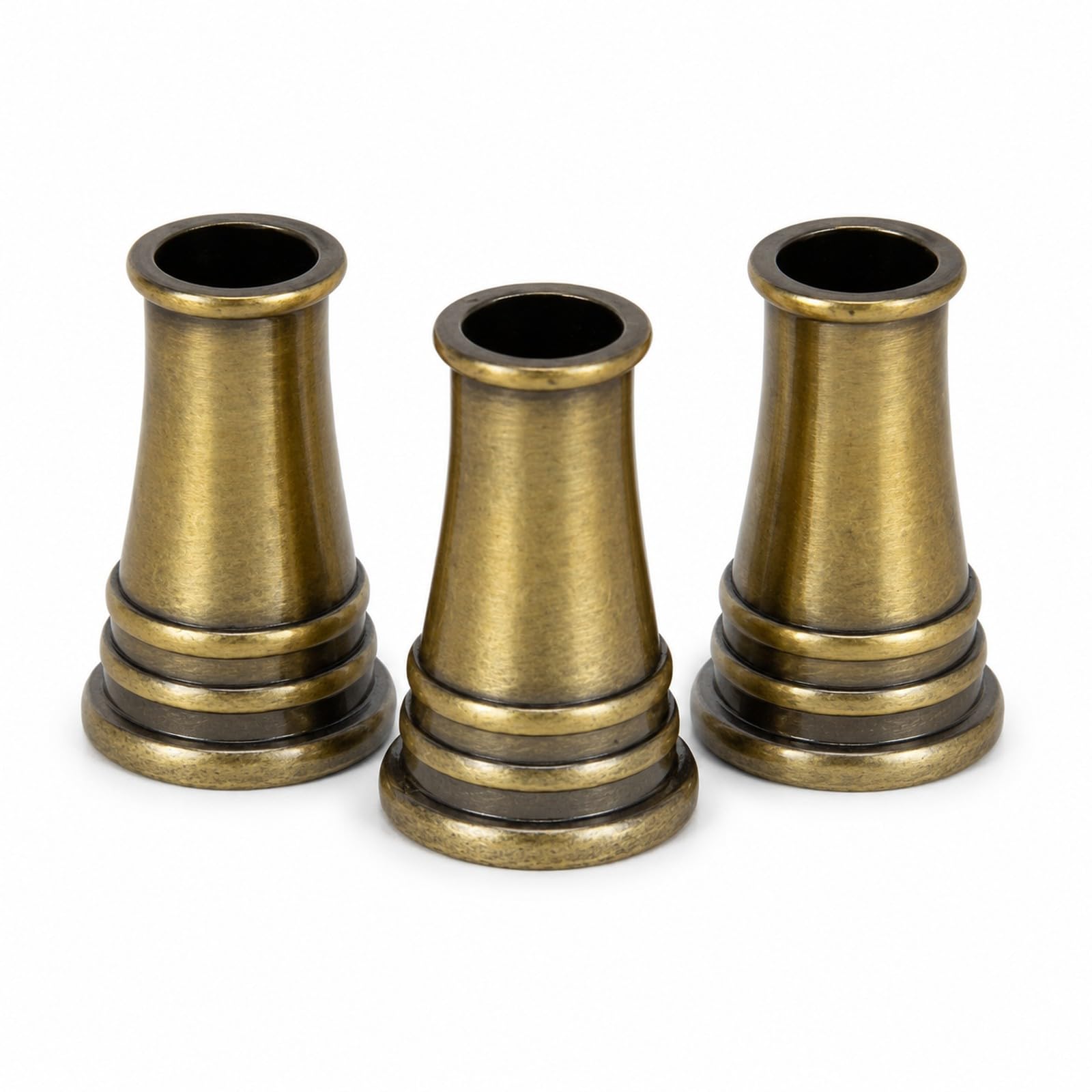 Porte-stylo en métal LUOZZY bronze pour ranger vos pinceaux et fournitures de bureau