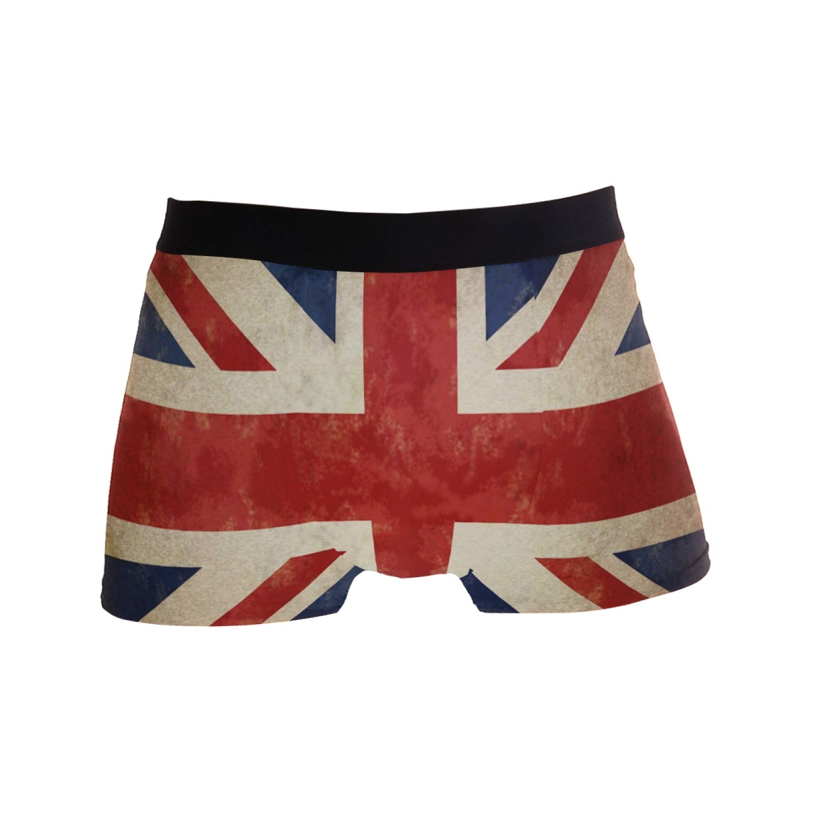 Linomo Men's Boxer Briefs Vintage UK Flag Union Jack English England Boxers Shorts Underwear Underpants