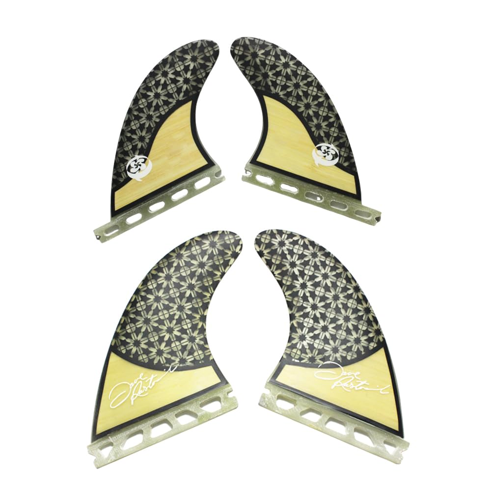CISIMOVEThruster Fins Surf Carbon Honeycomb and Fiberglass Surfboard Fins in Surfing AM2 Techflex SuperE Rasta FINS Jordy