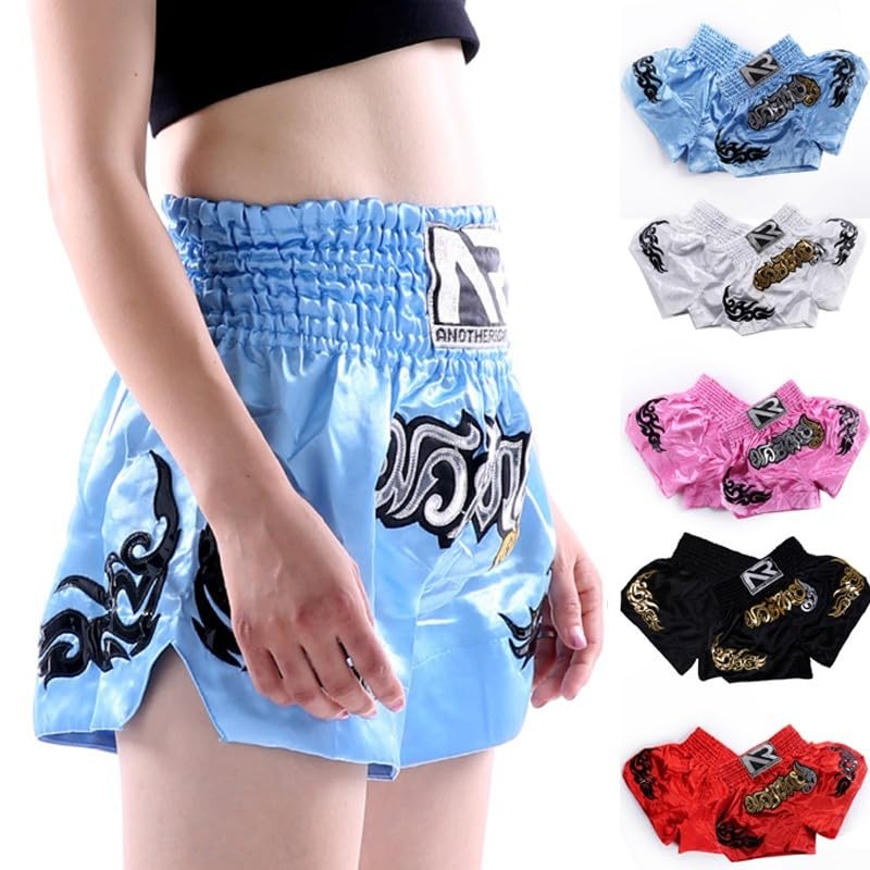Short d'entraînement de kickboxing pour homme et femme Noir Taille S