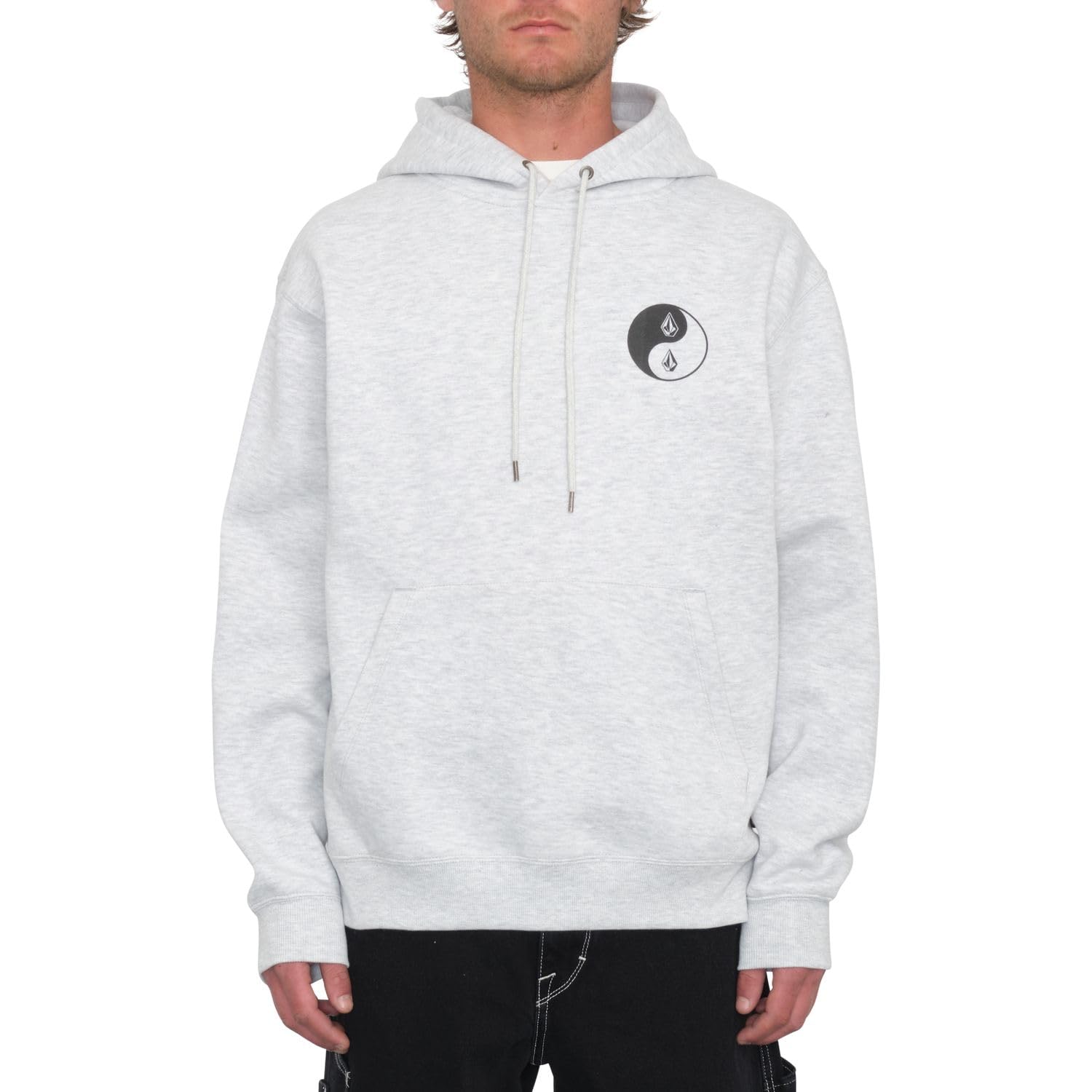 Volcom sweat à capuche Watanite Homme M beige chiné