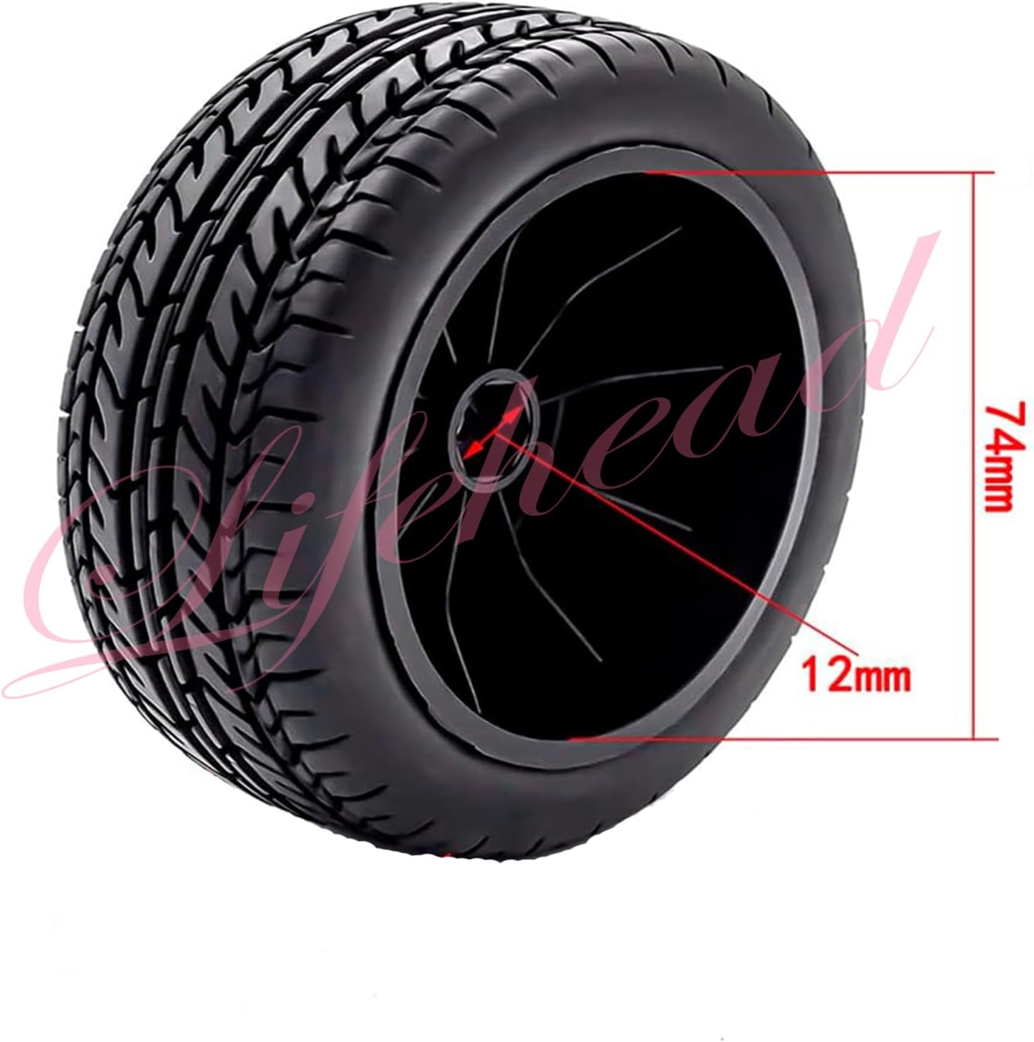 Ruote Per Traxxas Slash Set Di 4 Ruote Con Pneumatici Per RC 1/10 - Gomme 4x4 Per Camion Corti ARRMA, Traxxas Slash Arrma Infraction