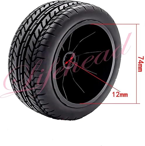 Miniatura 4 de Lifehead Neumáticos de camión de campo corto 110 RC para todo terreno, adecuados para TRAXXAS Slash4X4 HuanQi 727 ARRMA SENTON 3S Losi Ford Raptor