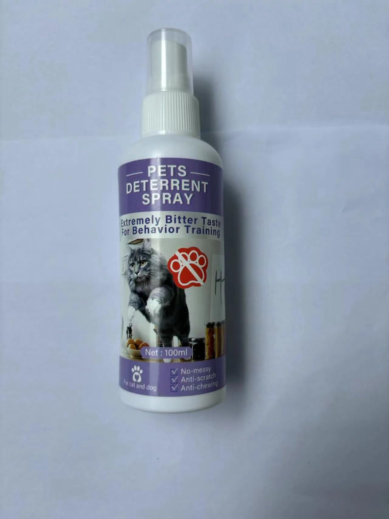 Repellente per Gatti, Efficace Naturale Dissuasore per Gatti e Cani per mobili la Protezione del Divano del Pavimento, 100 ml