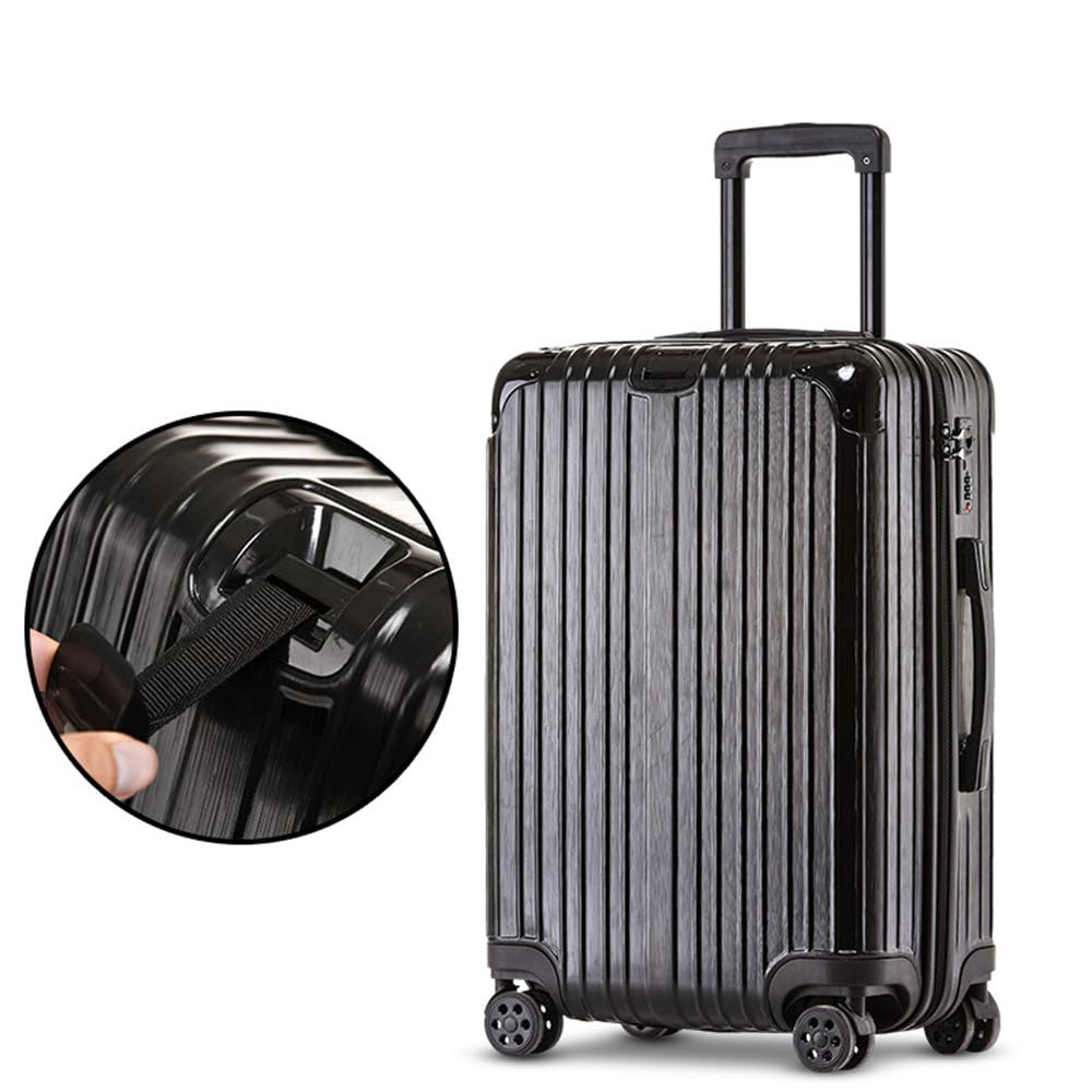 RIOXSLightweight Hard Case luggage ABS carry on suitcase with 4 Quite Spinner wheels