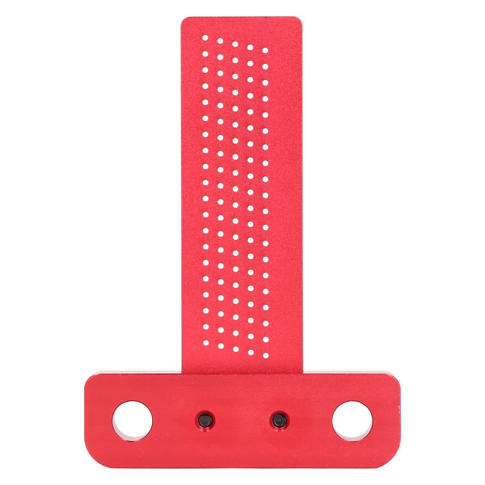 Righello Squadrato a T per Lavorazione del Legno, Lega di Alluminio da 100 mm, Strumento di tracciatura per Posizionamento Fori ad Alta precisione per carpenteria e Disegno architettonico