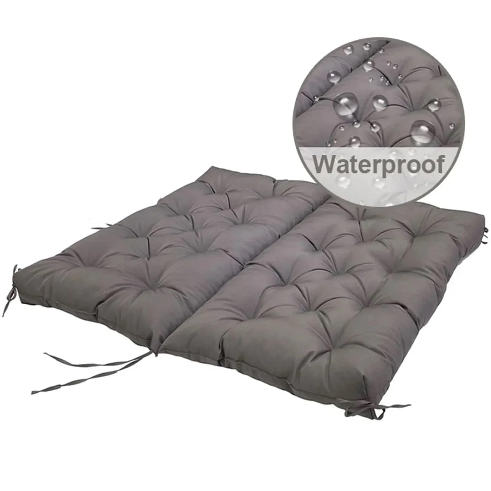 Cojín para Tumbona Cojín Impermeable for Banco de jardín al Aire Libre, cojín for Asiento de casa, Cojines Antideslizantes for Taburete de sofá Tatami(Dark Green,100X100X10CM)