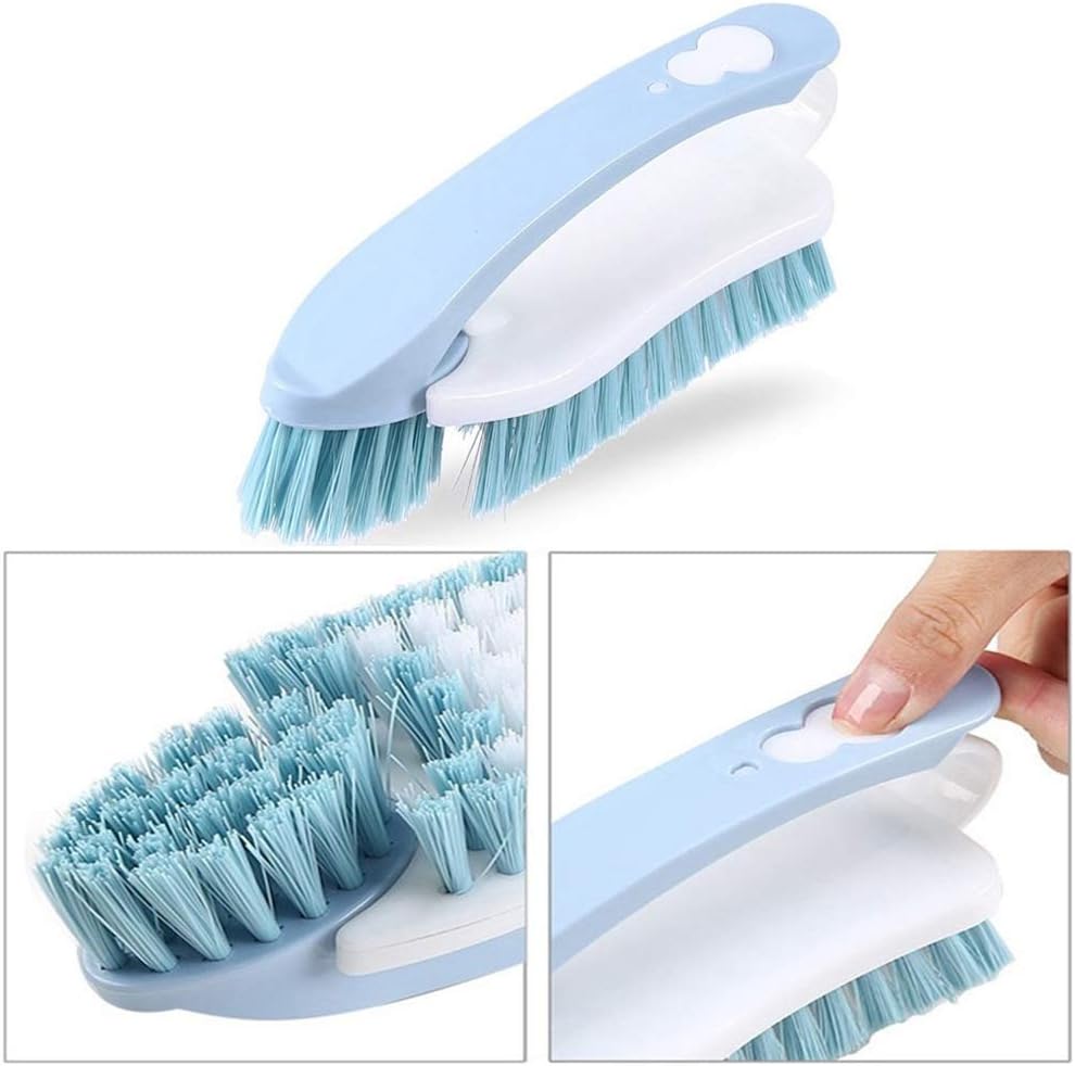 Multi-Functional Laundry Tool Sneaker Shoes Cleaning Boot Brushes Cleaner 2 in 1 Home Plastic Scrubbing Brush