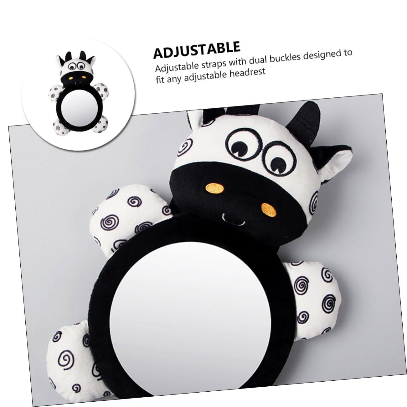 Toddmomy 3 Piezas Retrovisor de Seguridad de Observación Trasero de Animal con Recién Nacidos