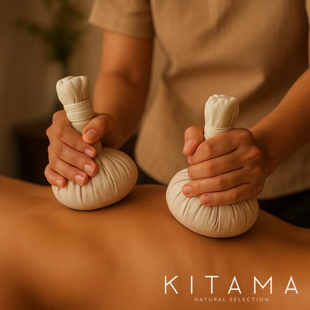 MyThaiMassage Pochon Massage ayurvédique aux plantes Thai Herbes 200g