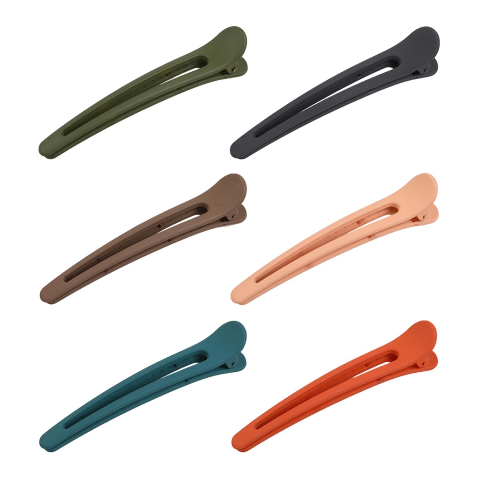 6pcs Sectioning Hair Clips Hair Sectioning Clips Non-slip Teeth Hair Clips for Styling Cute Duckbill Hair Clip Decoration Accessory Hairdressing Clasp for Women Girl
