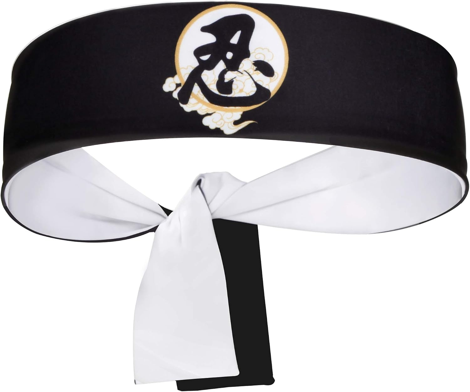 Reversible Warrior Headband, Bushido Hachimaki for Karate, Halloween, Sushi