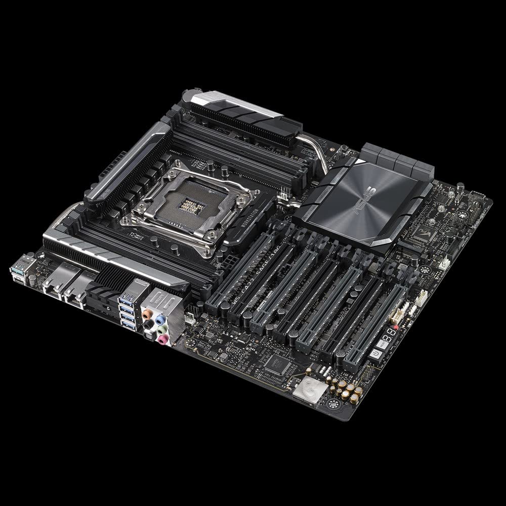 ASUS WS C422 SAGE/10G, Scheda Madre Intel, Slot DDR4, Nera