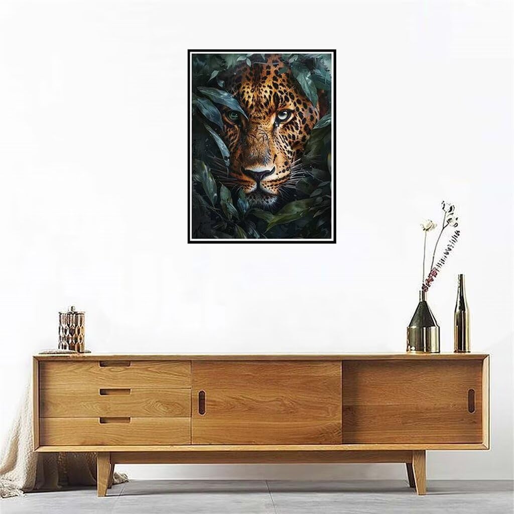 OYIFTJ 5D Diamond Painting Guépard Animal Broderie Diamant