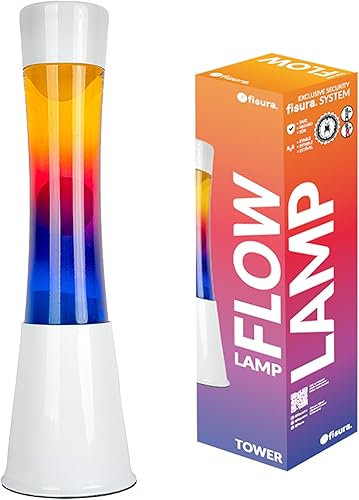 Miniatura 12 de Fisura - Lámpara de magma original, lámpara de movimiento retro de 16 pulgadas con base multicolor, luz relajante para dormitorio u oficina, regalo