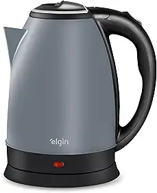 Chaleira Inox Lunar 2L Elgin - Jarra Sem Fio Desligamento Automático 1.200W 110V