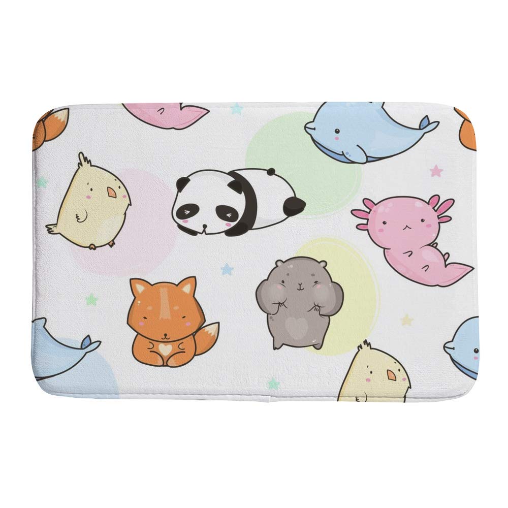 Tapis de salle de bain antidérapant CHEHONG en velours de corail à mémoire de forme 31x50,8 cm