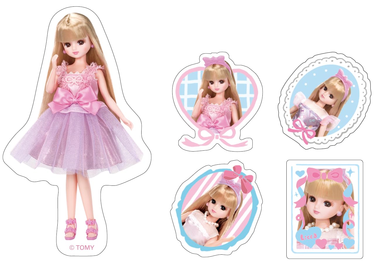 Amazon.co.jp: 古川紙工 リカちゃん シール 箱入りフレークシール