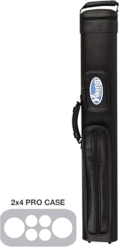 Miniatura 5 de Viking Funda para taco de piscina, funda para palo de piscina con correa para el hombro, carcasa de vinilo y fieltro interior, funda para taco de