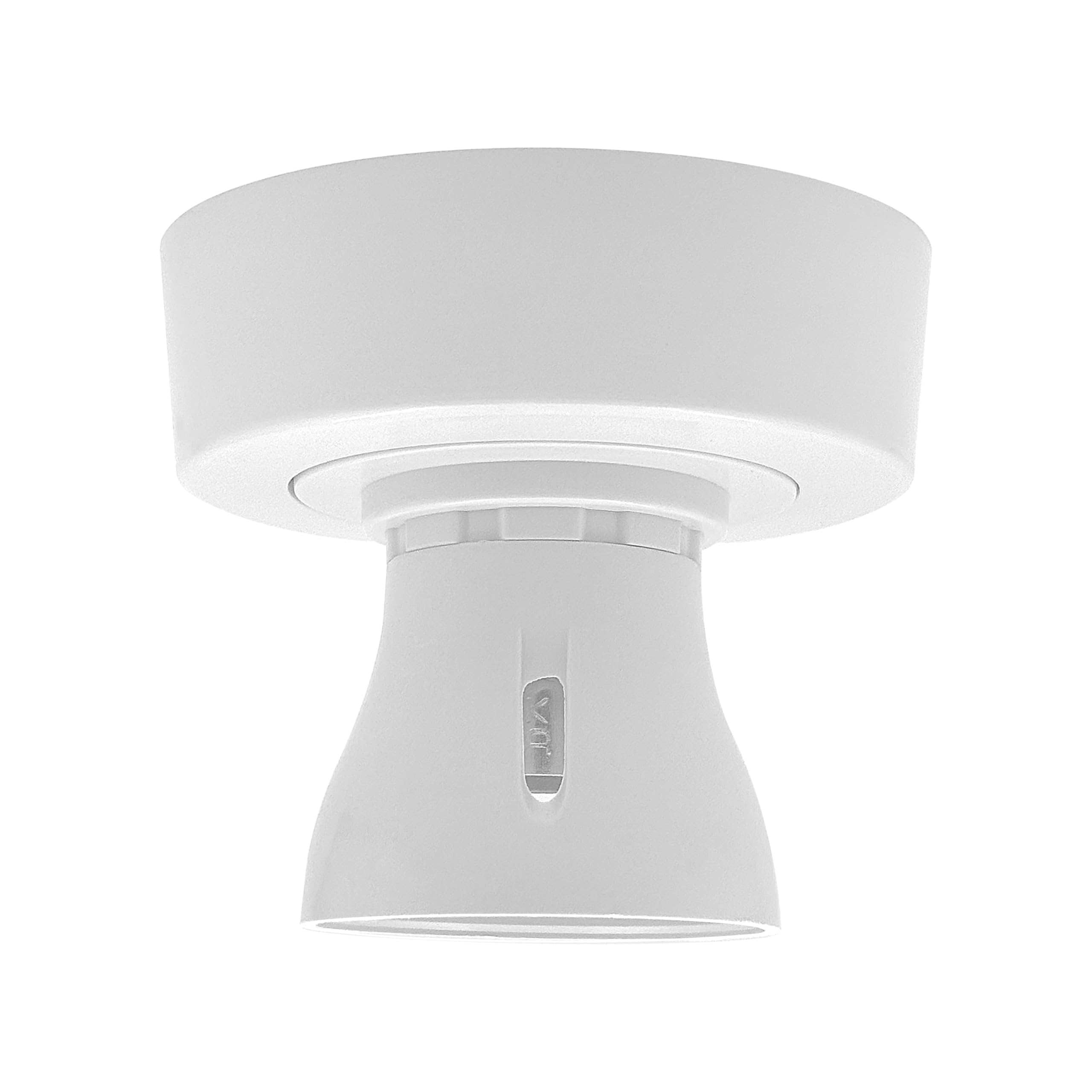 Evoges Vector B22 Batten Lamp Holder – White, Bayonet Cap, 100W Max, Heat-Resistant Thermoset, Ideal for Utility Rooms, Garages & Cupboards