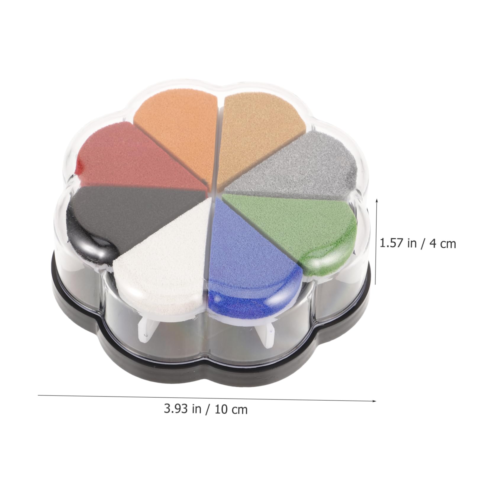 SHINEOFI 2pezzi Cuscinetti Per Timbri Colorati Inchiostro Lavabile Per Scrapbooking e Design Creativi e Versatili Facile Da Usare e Portatile