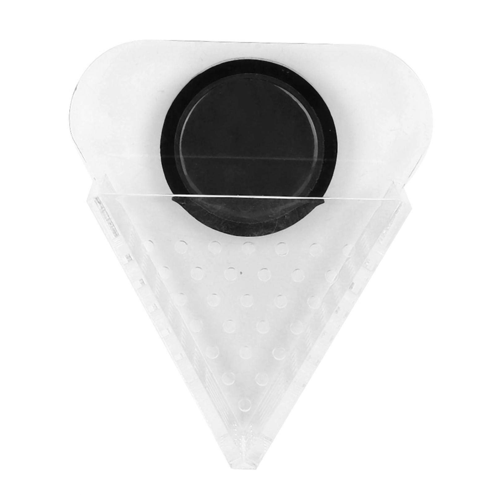 Mangiatoia per pesci, vaso per piante a forma di V Mangiatoia per pesci Acrilico Forte mangiatoia per pesci magnetica Mangiatoia per pesci da acquario Strumento per gamberetti in salamoia Verme rosso