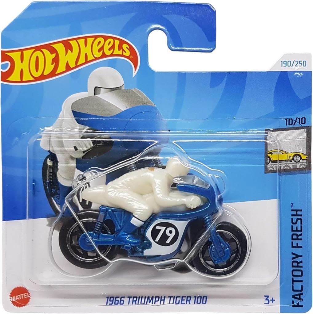 Hot Wheels Tekli Arabalar 1966 Triumph Tiger 100 HTD43 : Amazon