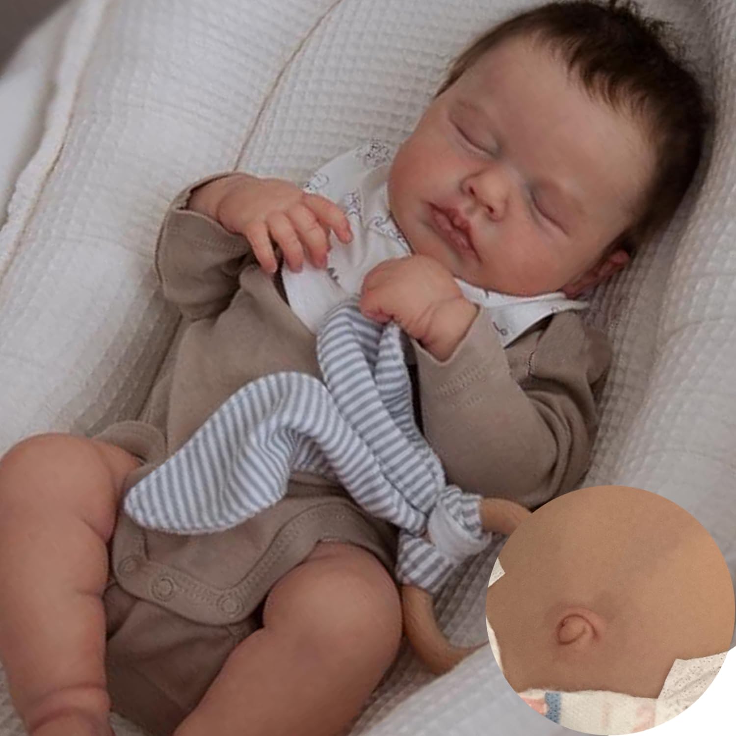 Zero Pam Reborn Maschio In Silicone Bambola Vera Zero Pam