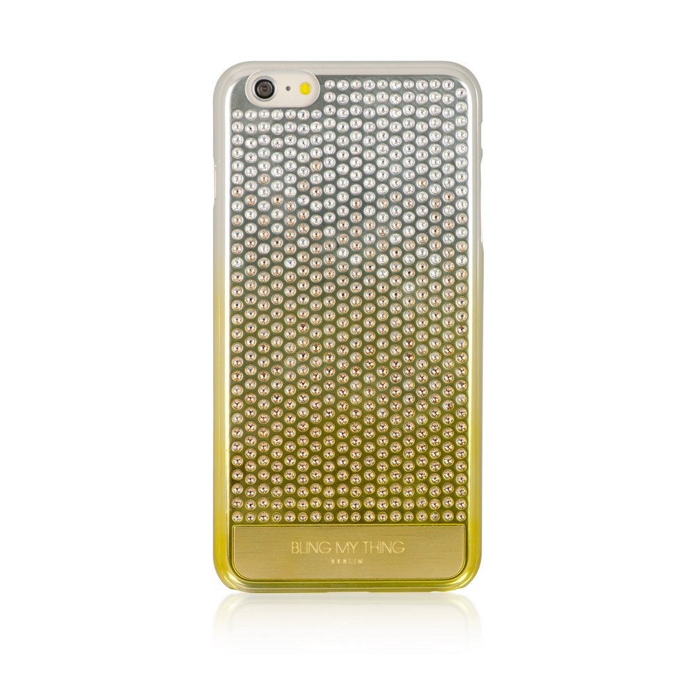Bling My ThingCase with Crystal Moonlight Swarovski Elements - Retail Packaging - Metallic Gradient Gold