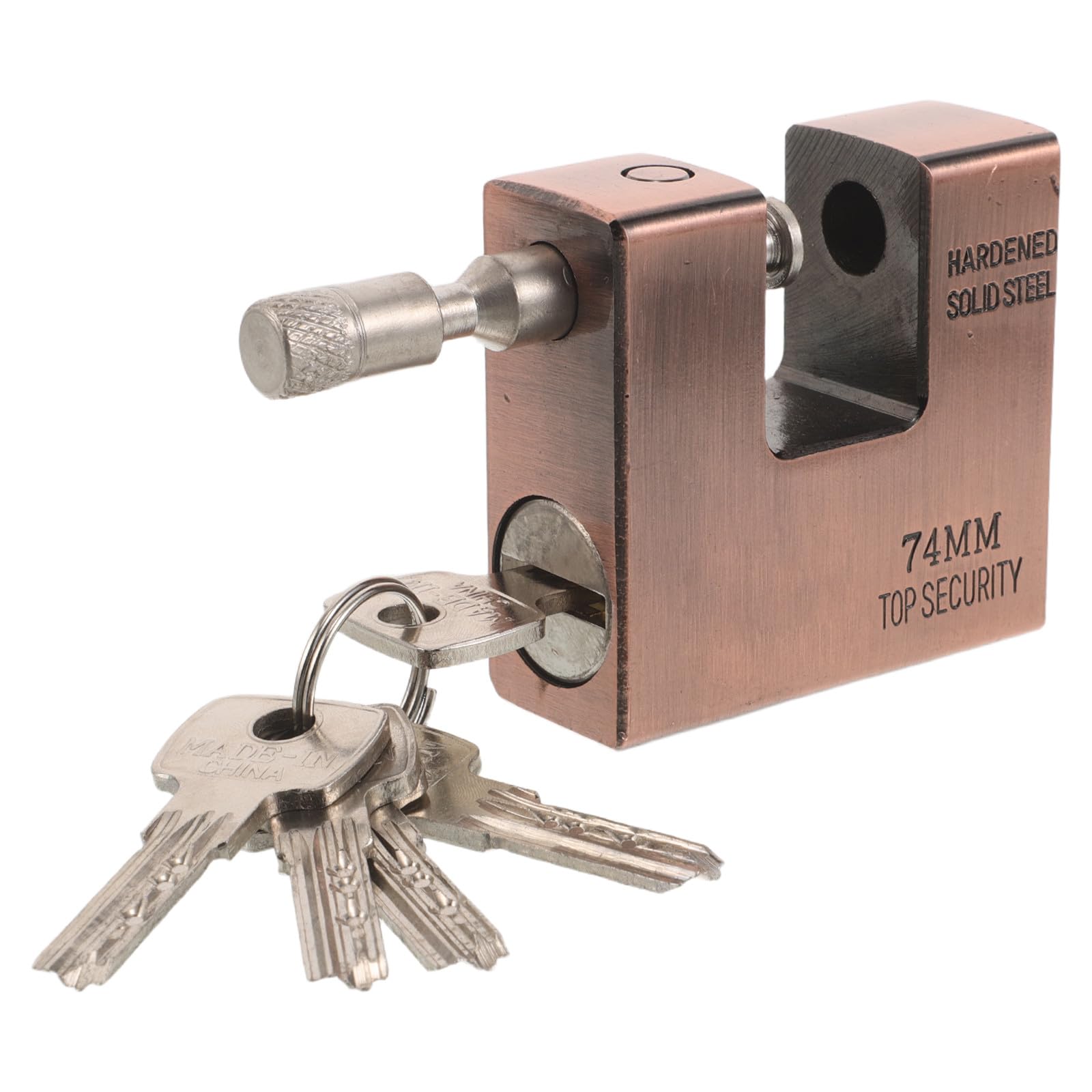 Cadenas de Sécurité Vintage en Fer Marron pour Entrepôt et Garage