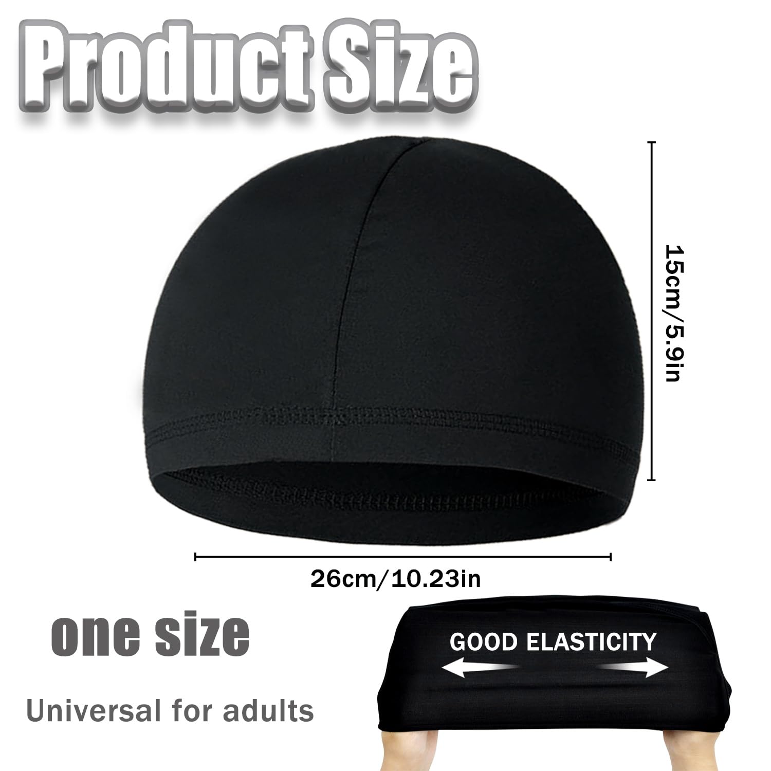 3 Piezas Transpirables Absorbentes del Sudor Ciclismo Skull Cap Correr Hat Sombrero de Casco Gorra Calavera Gorra Calavera