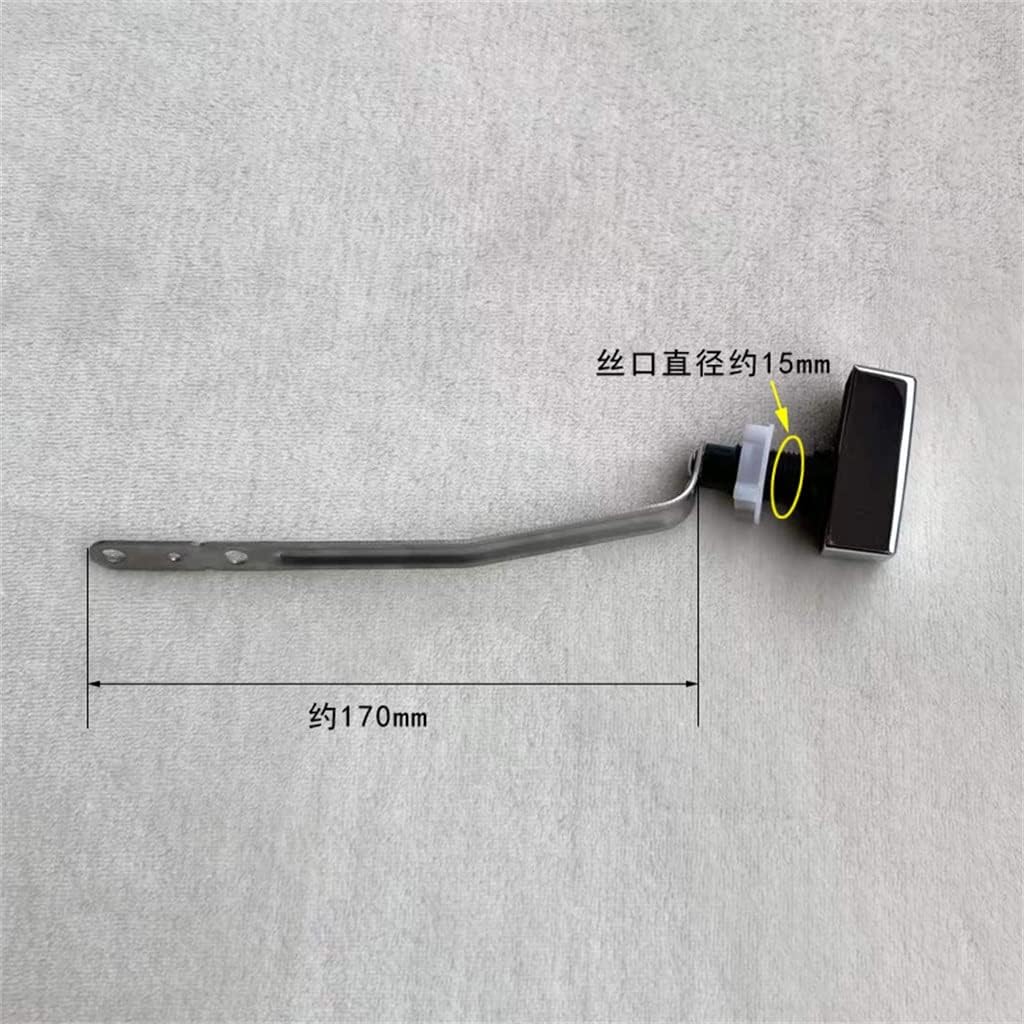 Toilet Flush Switch Handle Water Tank Finish Fits Lever Side Wrench Button Accessory