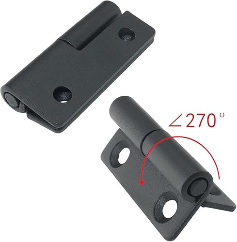 Miniatura 8 de Bisagras de elevación negras de acero inoxidable 304 bisagras desmontables de 1.969 x 1.417 x 0.079 in, bisagras de bandera pequeñas, bisagras de