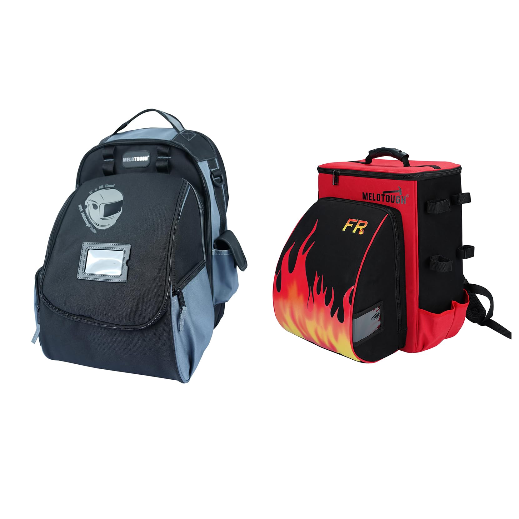 MELOTOUGH Welding Bag Large Capacity Welding Bag for Tools and Helmet Multipurpose Welder Backpack