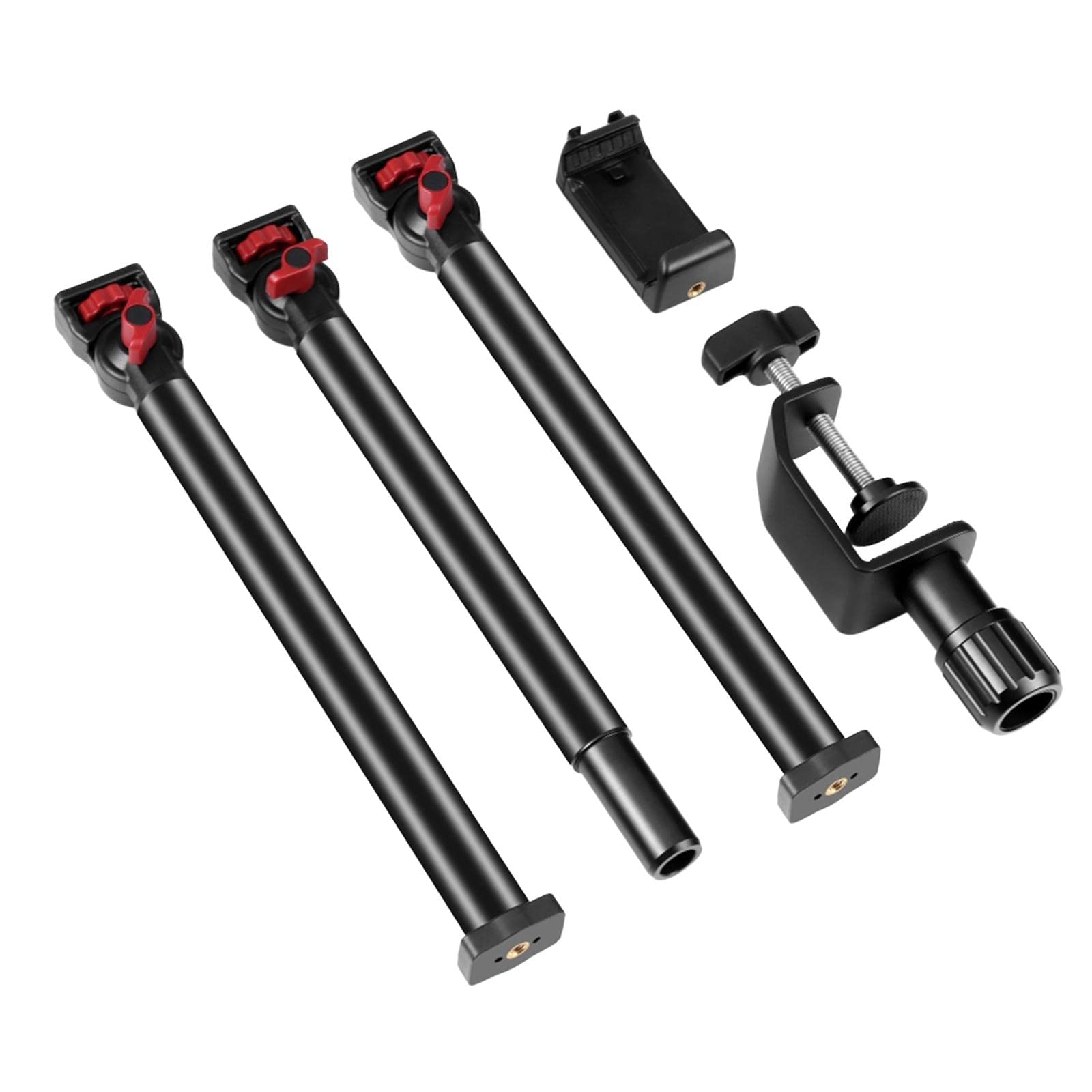 Camera Desk Mount Stand Detachable Arm Flexible for Compatible with Webcam Self Broadcasting