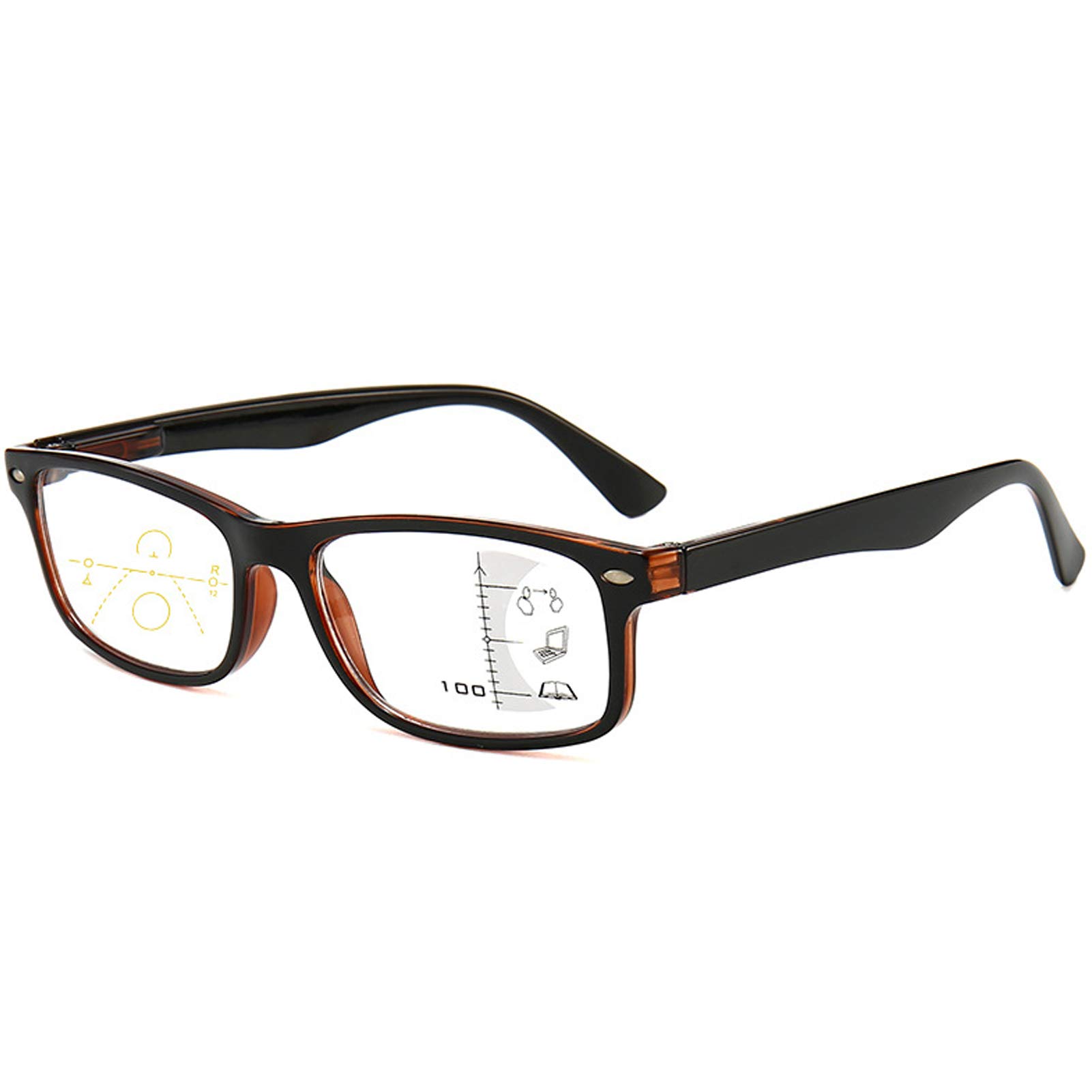 Gafas Para Computadora,Gafas De Lectura Inteligentes Progresivas Con Enfoque Múltiple,Gafas Para Juegos Con Luz Azul,Gafas Ópticas Antideslumbrantes,Gafas Inteligentes De Alta Definición Para